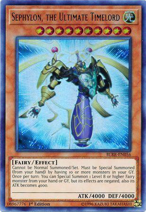 Sephylon the Ultimate Timelord - BLRR-EN056 - Ultra Rare 1st Edition-Cherry Collectables