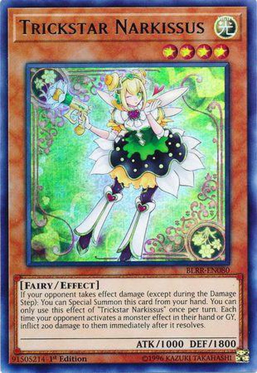 Trickstar Narkissus - Blrr-en080 - Ultra Rare 1st Edition Cherry Collectables Trickstar Narkissus - Blrr-en080 - Ultra Rare 1st Edition Cherry Collectables