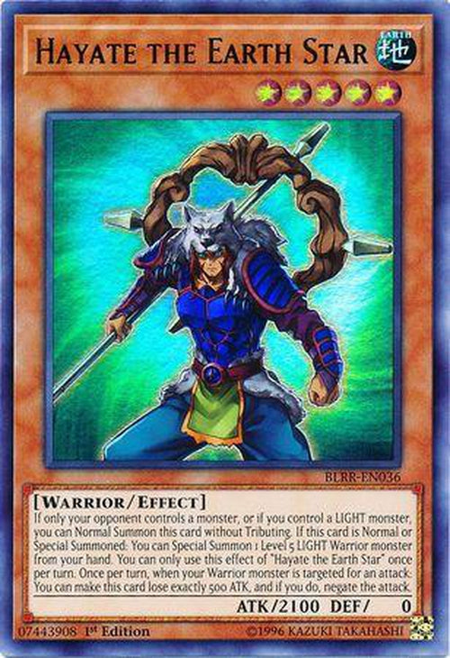 Hayate the Earth Star - BLRR-EN036 - Ultra Rare 1st Edition-Cherry Collectables