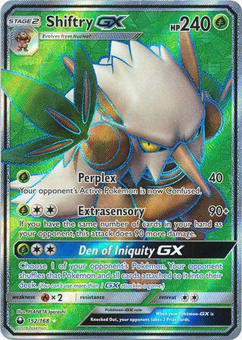 Shiftry GX - 152/168 - Full Art Ultra Rare - Celestial Storm-Cherry Collectables