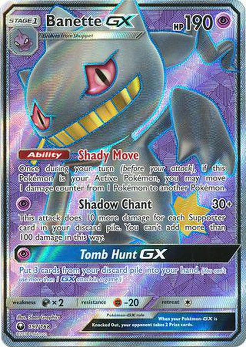 Banette GX - 157/168 - Full Art Ultra Rare - Celestial Storm-Cherry Collectables