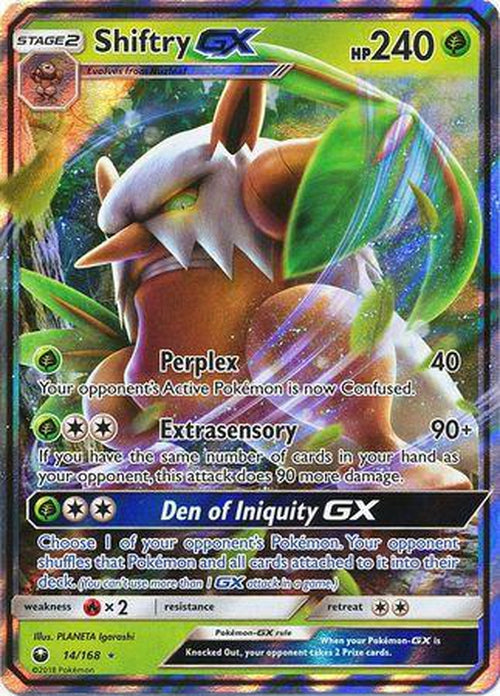 Shiftry GX - 14/168 - Ultra Rare - Celestial Storm-Cherry Collectables