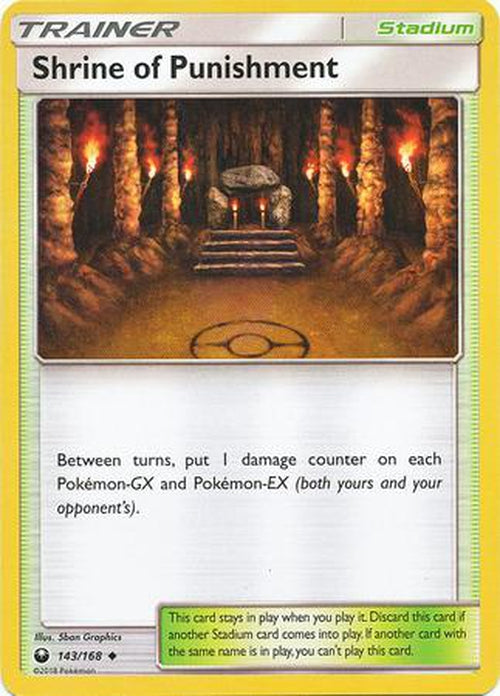 Shrine of Punishment - 143/168 - Uncommon - Celestial Storm-Cherry Collectables