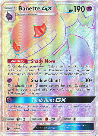 Banette GX - 174/168 - Hyper Rare - Celestial Storm-Cherry Collectables