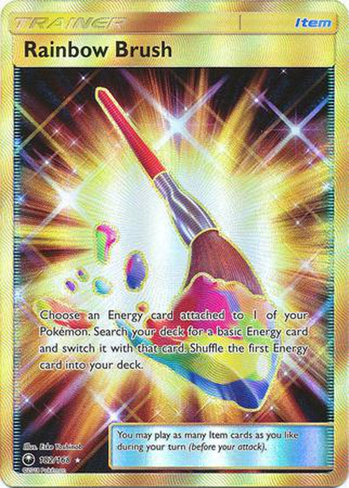 Rainbow Brush - 182/168 - Secret Rare - Celestial Storm-Cherry Collectables