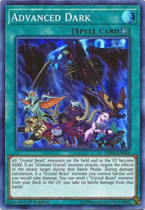 Advanced Dark - SHVA-EN056 - Super Rare 1st Edition-Cherry Collectables