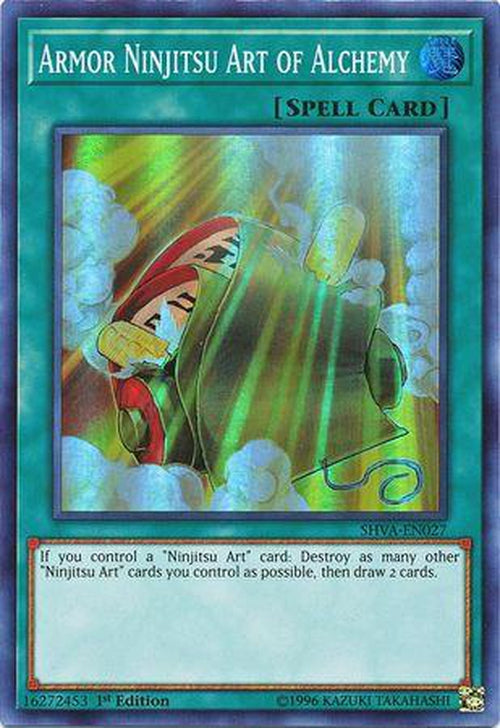 Armor Ninjitsu Art of Alchemy - SHVA-EN027 - Super Rare 1st Edition-Cherry Collectables