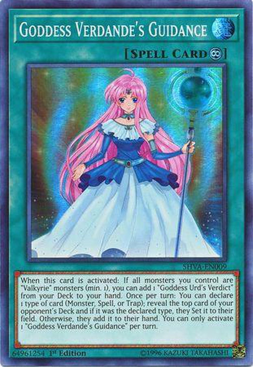 Goddess Verdande's Guidance - SHVA-EN009 - Super Rare 1st Edition-Cherry Collectables
