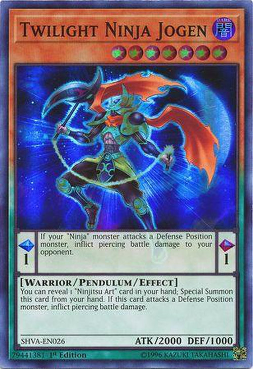 Twilight Ninja Jogen - SHVA-EN026 - Super Rare 1st Edition-Cherry Collectables