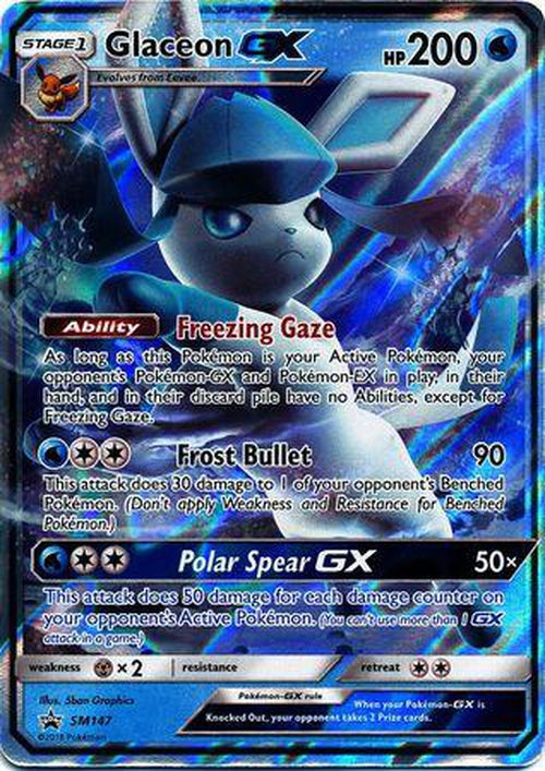 Glaceon GX - SM147 - Alternate Art Promo-Cherry Collectables