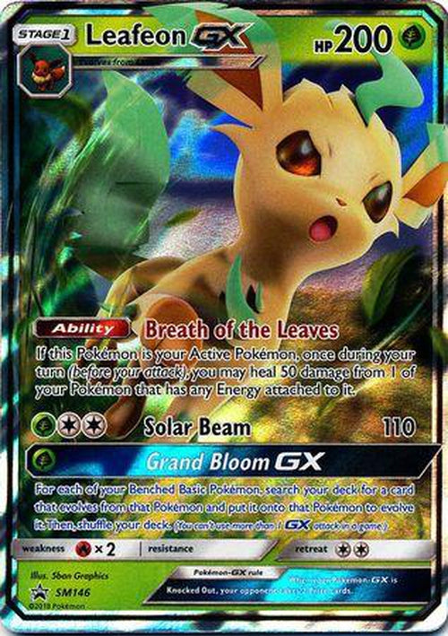 Leafeon GX - SM146 - Alternate Art Promo-Cherry Collectables