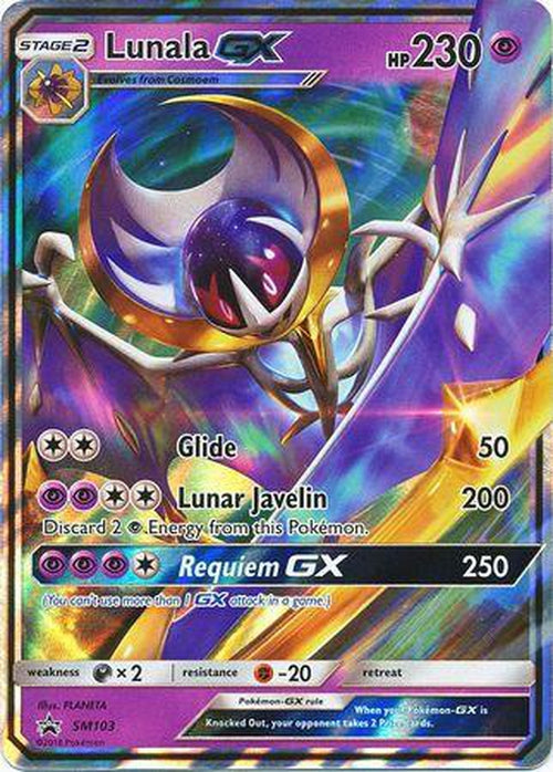 Lunala GX - SM - Promo SM103-Cherry Collectables