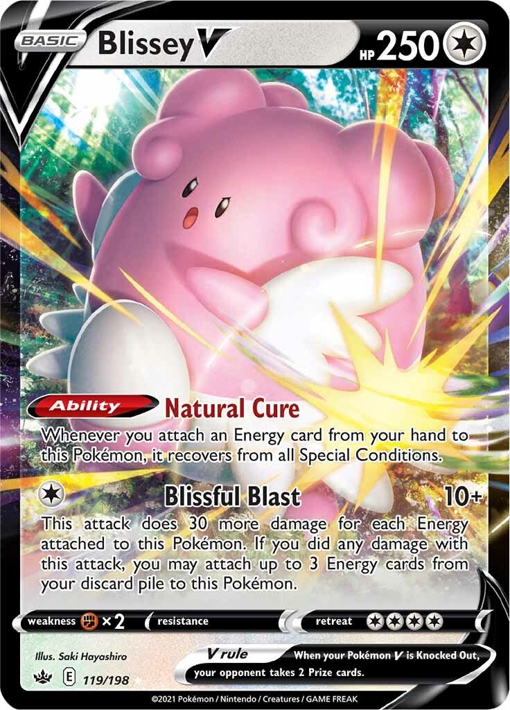 Blissey V - 119/198 - Ultra Rare Chilling Reign