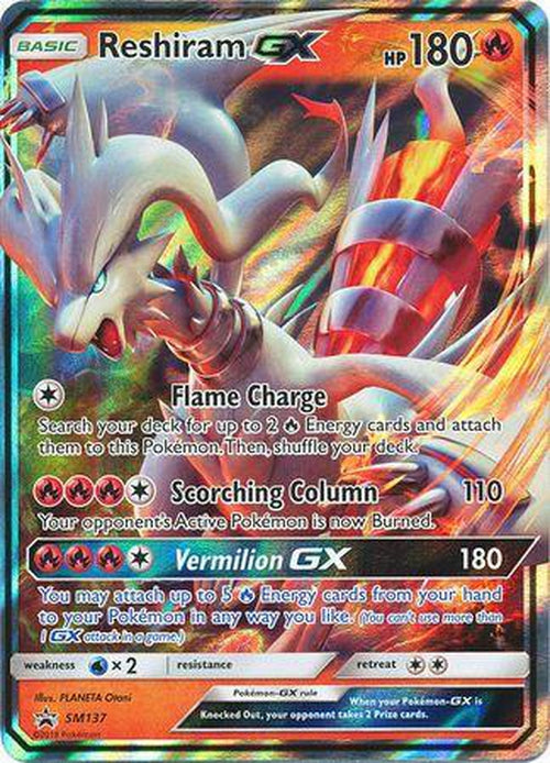 Reshiram GX - SM137 - Promo-Cherry Collectables