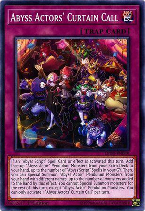 Abyss Actors` Curtain Call - LED3-EN049 - Common 1st Edition-Cherry Collectables