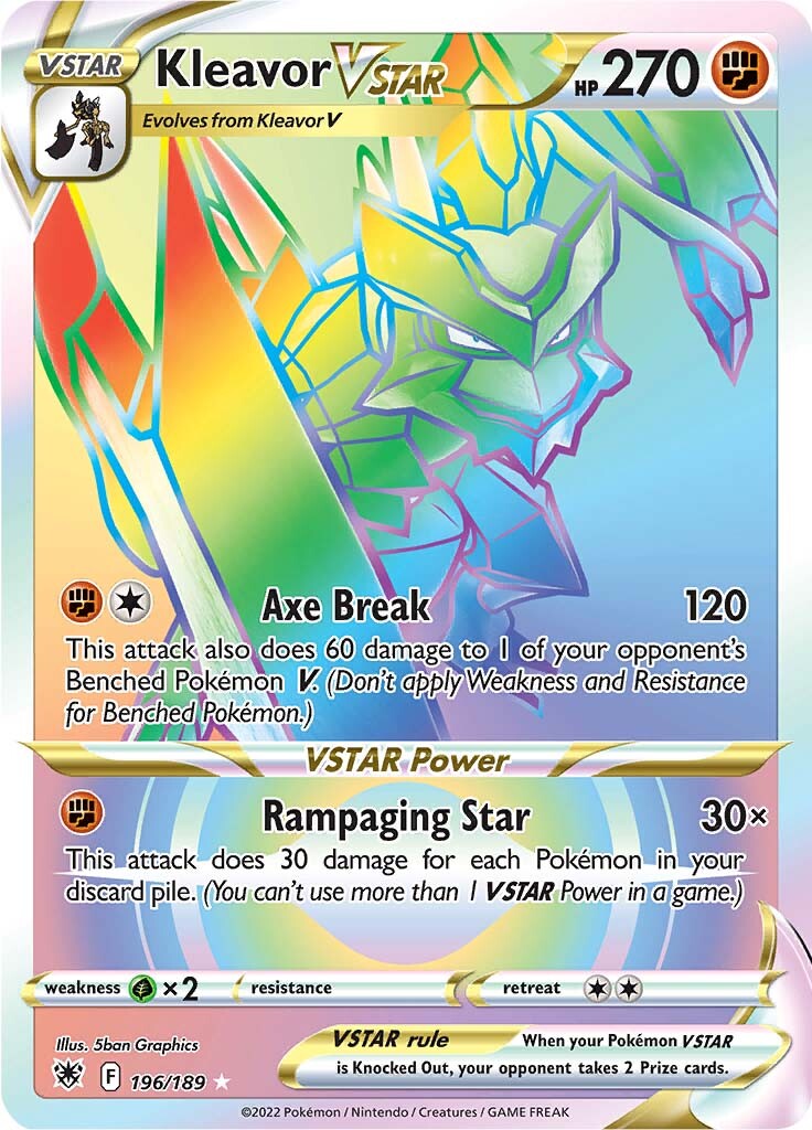 Kleavor VSTAR - 196/189 - Hyper Rare