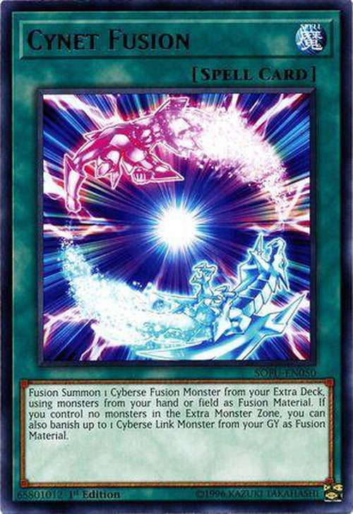 Cynet Fusion - SOFU-EN050 - Rare 1st Edition-Cherry Collectables