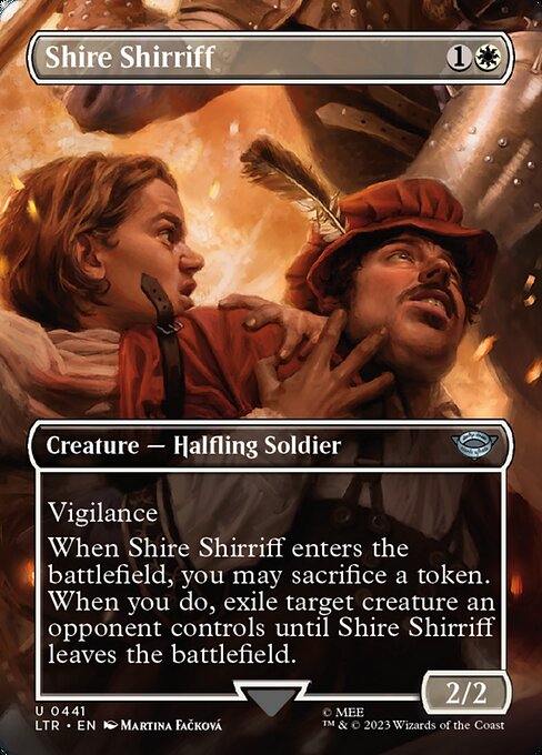 BORDERLESS Shire Shirriff #441  - Uncommon Lord of the Rings: Tales of Middle-Earth