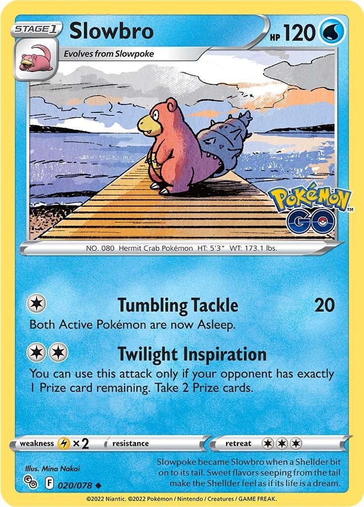 Slowbro - 020/078 - Uncommon Pokemon Go
