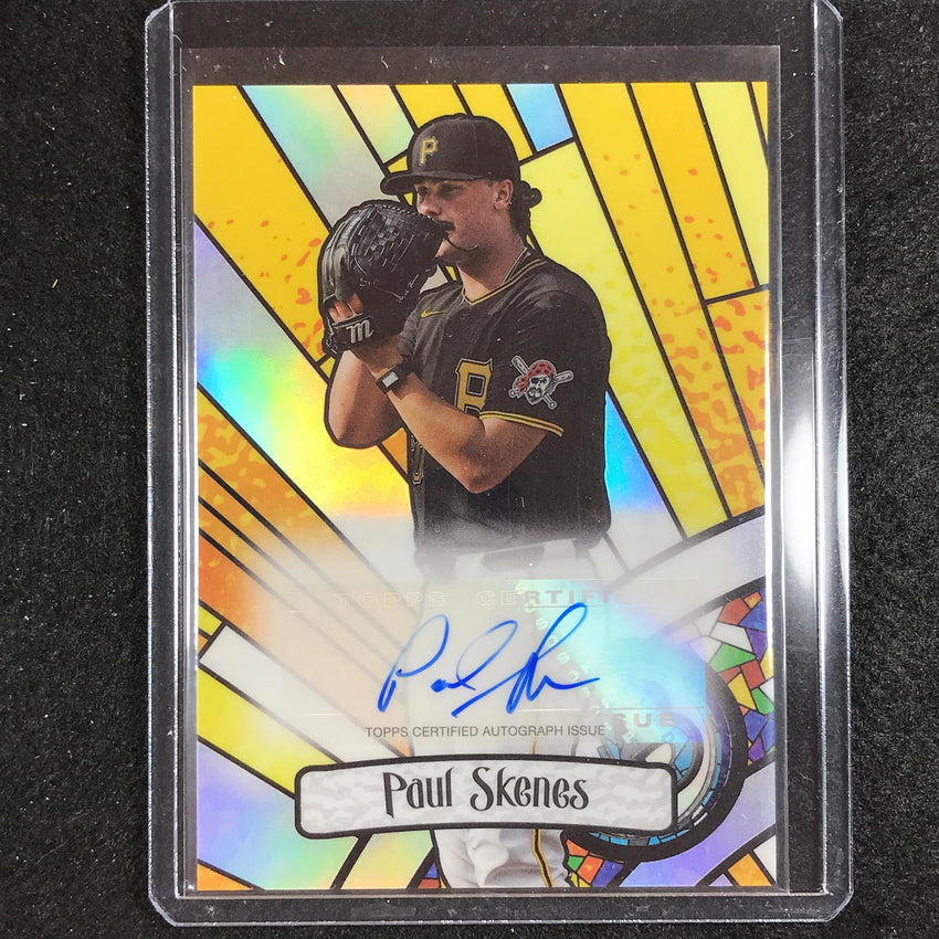 2023 Bowman Draft Mlb Paul Skenes Bowman Glass Auto Base 49/99
