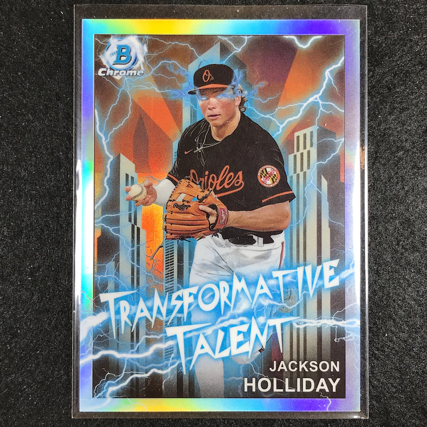 2023 Bowman Draft Mlb Jackson Holliday Transformative Talent Refractor 49/250