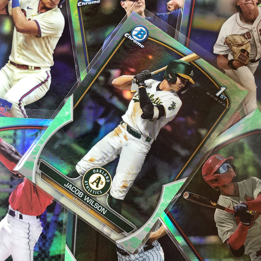 2023 Bowman Draft MLB TAYSHAUN WALTON 1st Bowman Chrome Base Lunar Glow #183