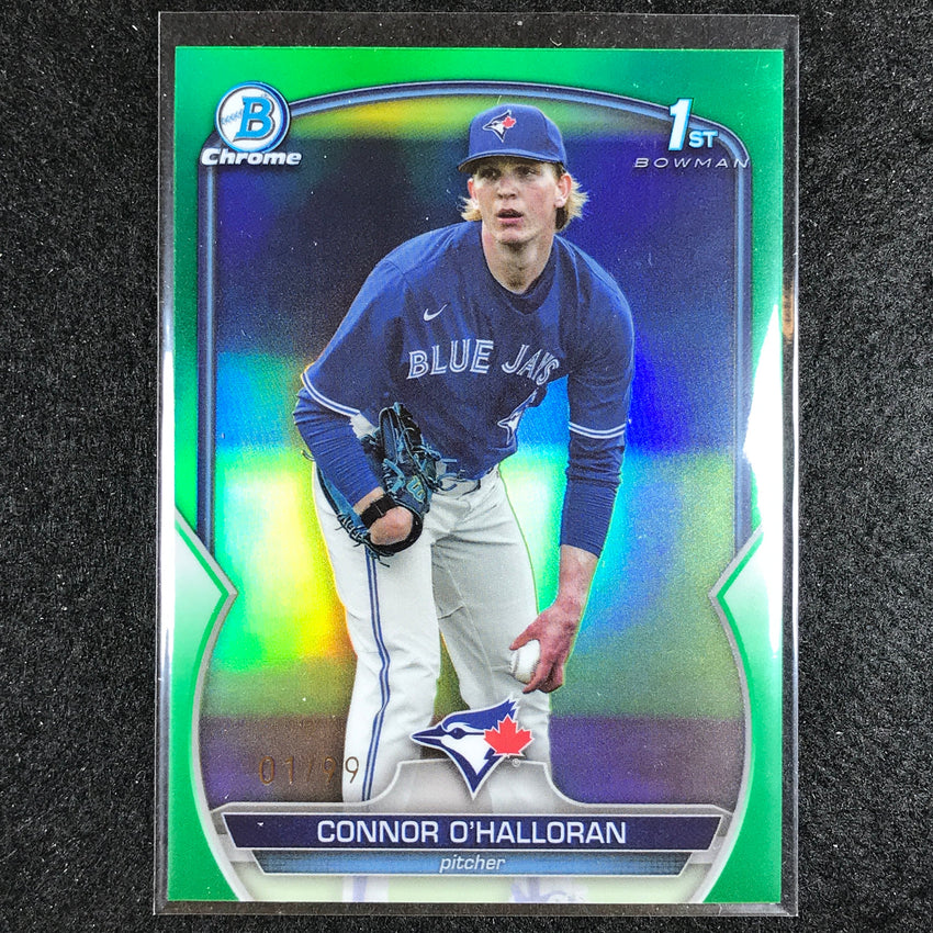 2023 Bowman Draft Mlb Connor Ohalloran 1st Bowman Base Chrome Green 1/99