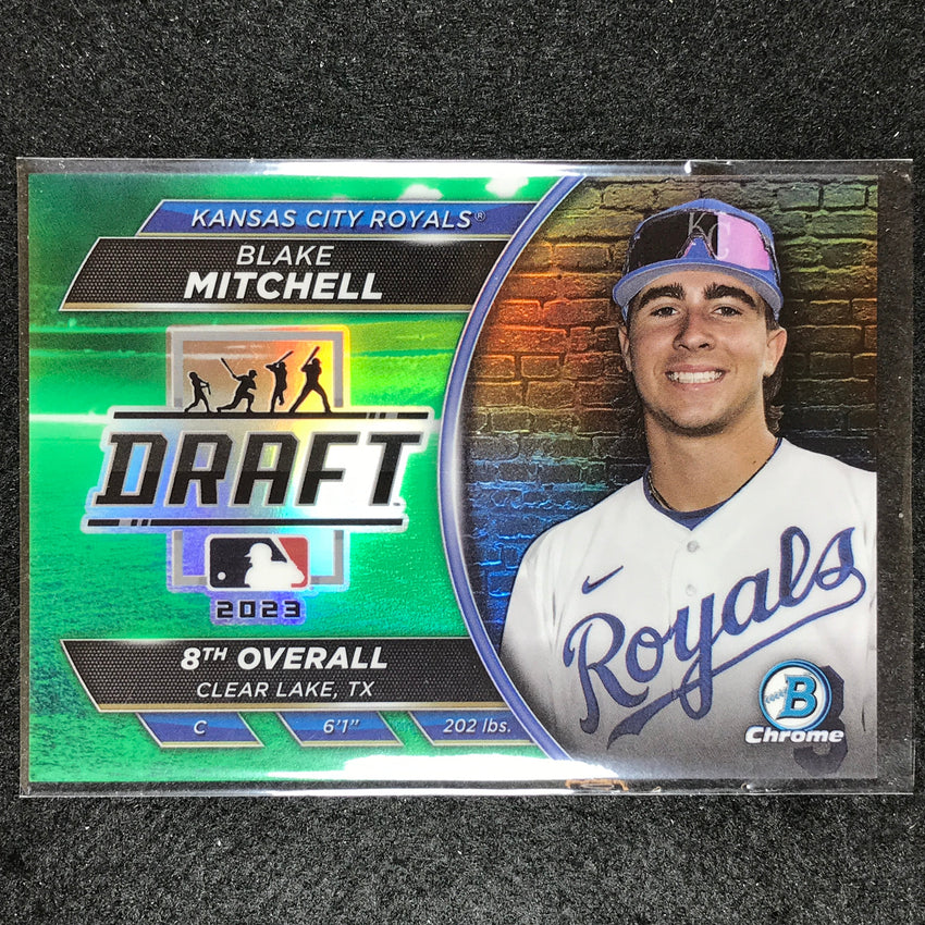 2023 Bowman Draft Mlb Blake Mitchell Bowman Draft Night Green 34/99