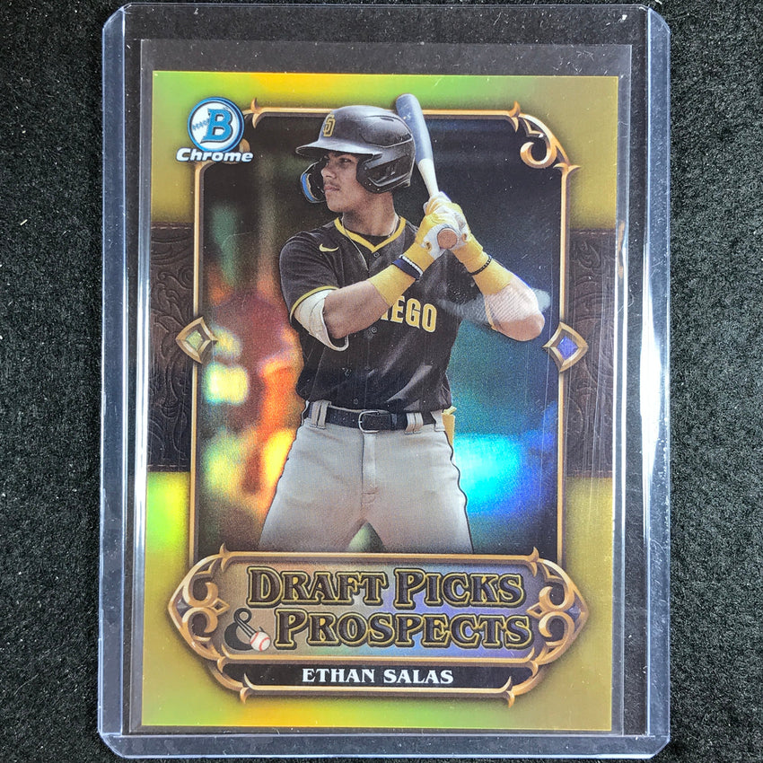 2023 Bowman Draft MLB ETHAN SALAS Draft Picks & Prospects Gold 40/50
