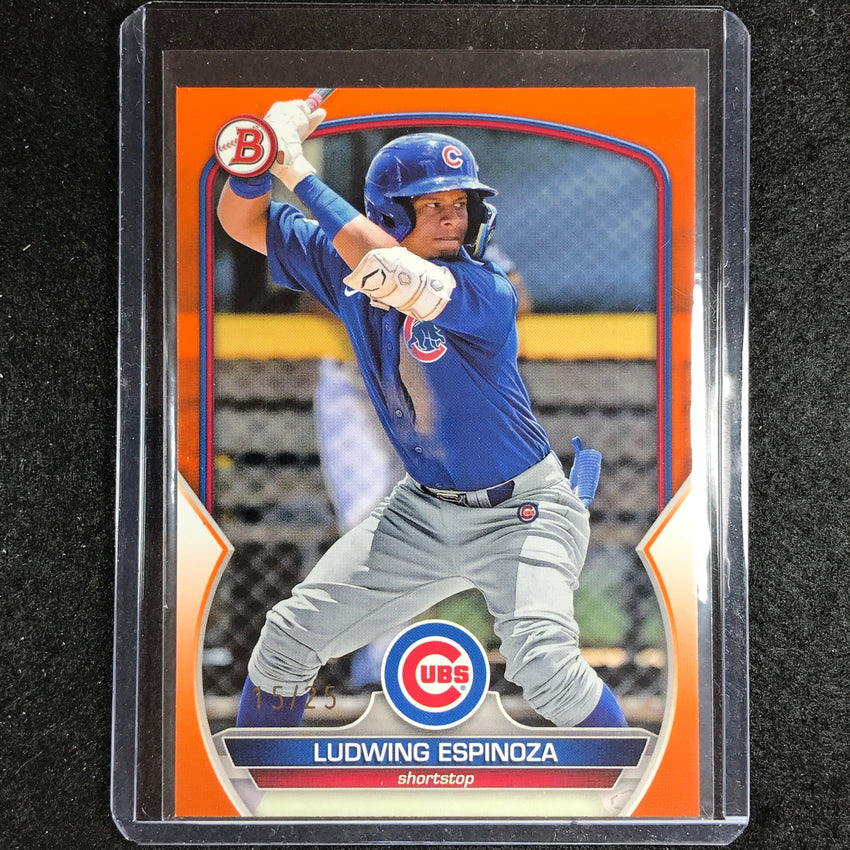2023 Bowman Draft Mlb Ludwing Espinoza Base Paper Orange 15/25