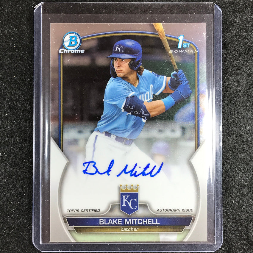 2023 Bowman Draft Mlb Blake Mitchell 1st Bowman Chrome Prospect Auto No Bmi