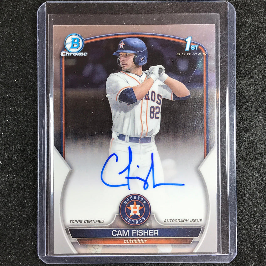 2023 Bowman Draft MLB CAM FISHER 1st Bowman Chrome Prospect Auto #CFI