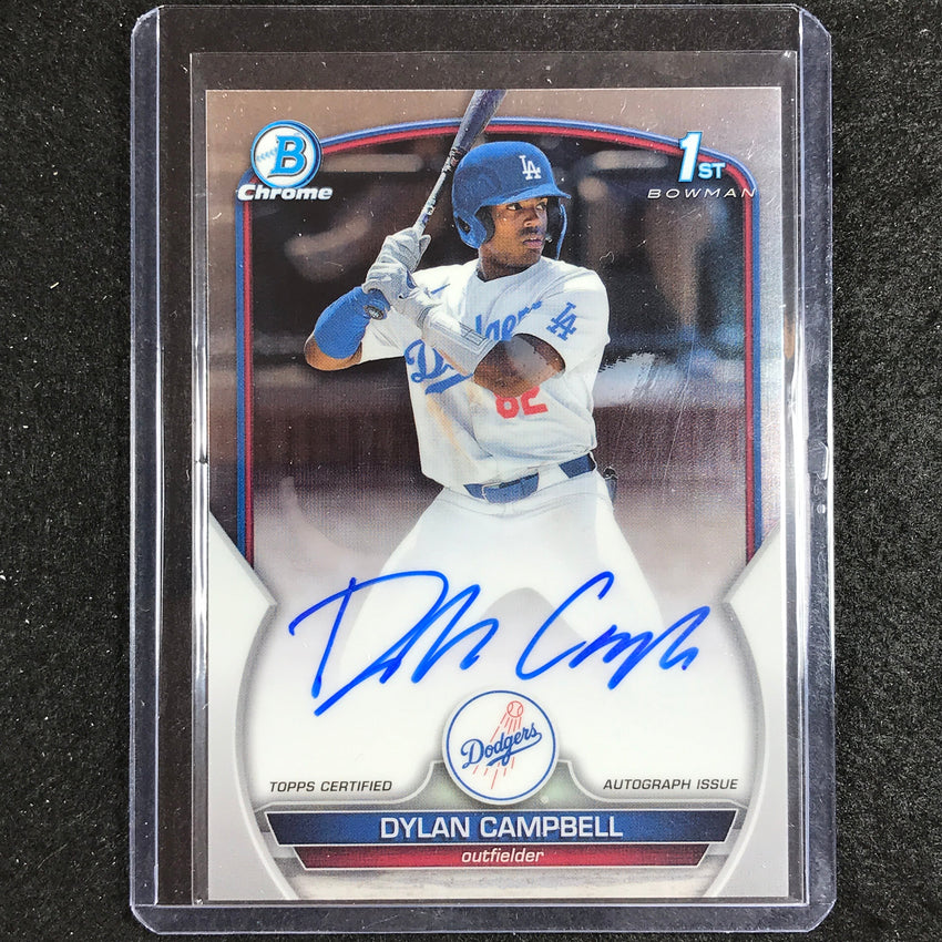2023 Bowman Draft MLB DYLAN CAMPBELL 1st Bowman Chrome Prospect Auto #DCA