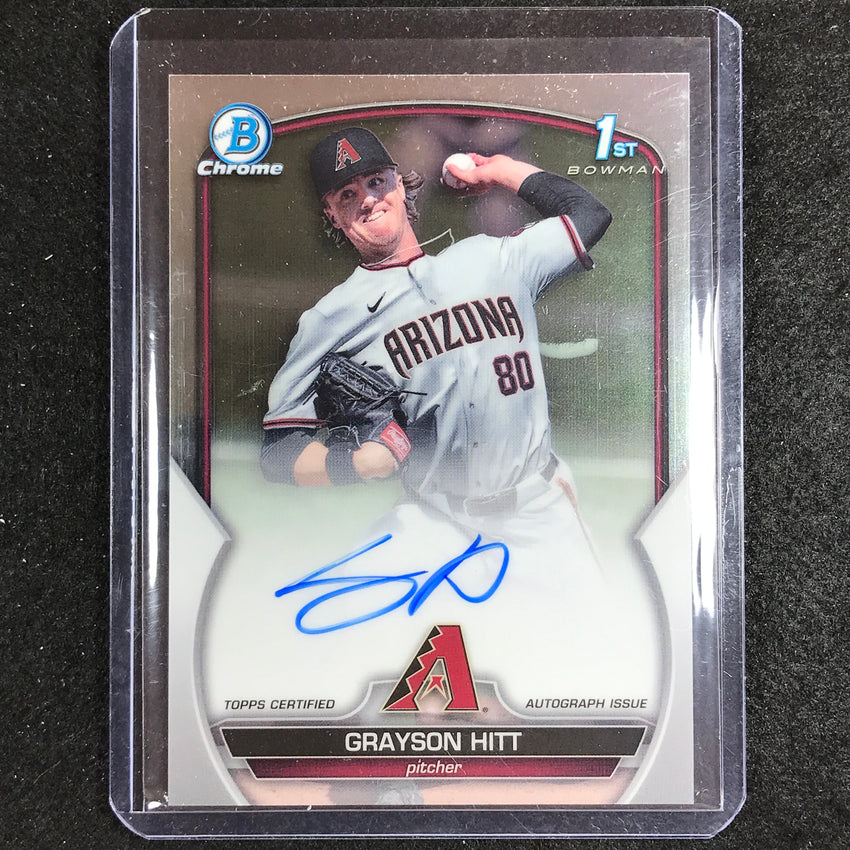 2023 Bowman Draft MLB GRAYSON HITT 1st Bowman Chrome Prospect Auto #GH