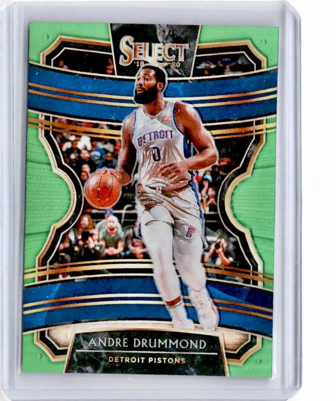 2019-20 Select ANDRE DRUMMOND Neon Green Prizm /75 #16-Cherry Collectables
