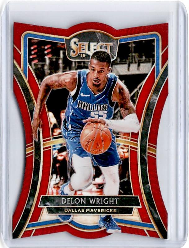 2019-20 Select DELON WRIGHT Red Prizm /175 Die Cut #156-Cherry Collectables
