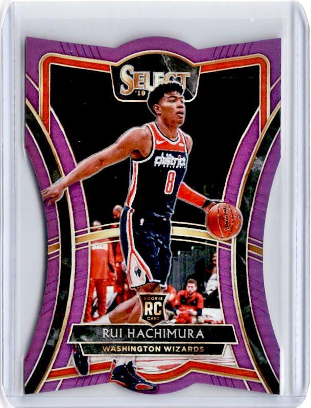 2019-20 Select RUI HACHIMURA Purple Prizm Rookie /99 Die Cut #1187-Cherry Collectables