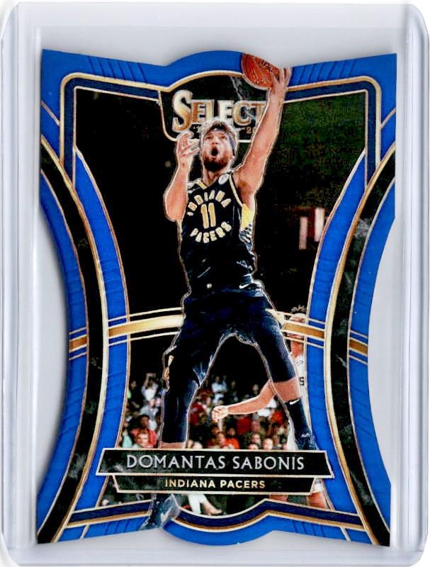 2019-20 Select DOMANTAS SABONIS Blue Prizm /249 Die Cut #186-Cherry Collectables