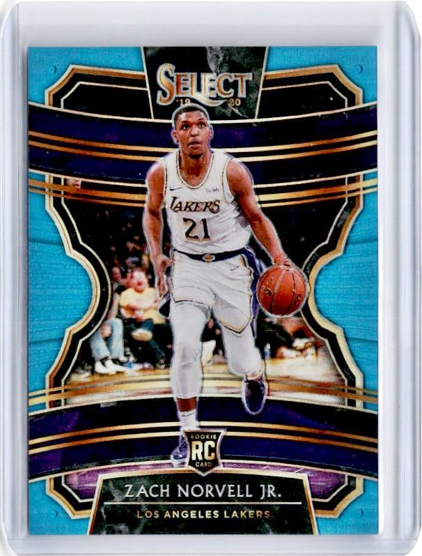 2019-20 Select ZACH NORVELL JR Light Blue Prizm Rookie /299 #9-Cherry Collectables