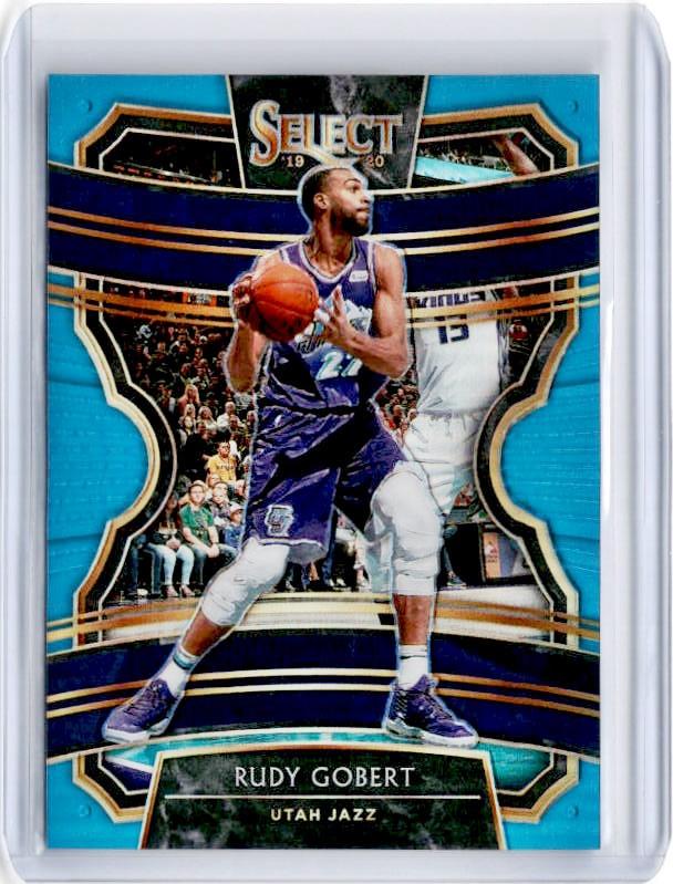 2019-20 Select RUDY GOBERT Light Blue Prizm /299 #41-Cherry Collectables