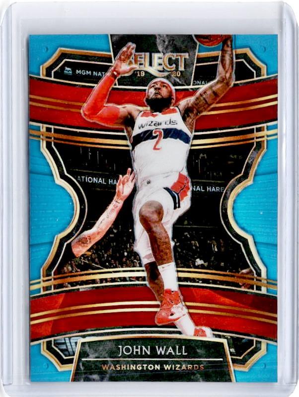 2019-20 Select JOHN WALL Light Blue Prizm /299 #84-Cherry Collectables
