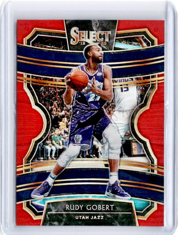 2019-20 Select RUDY GOBERT Red Prizm /199 #41-Cherry Collectables