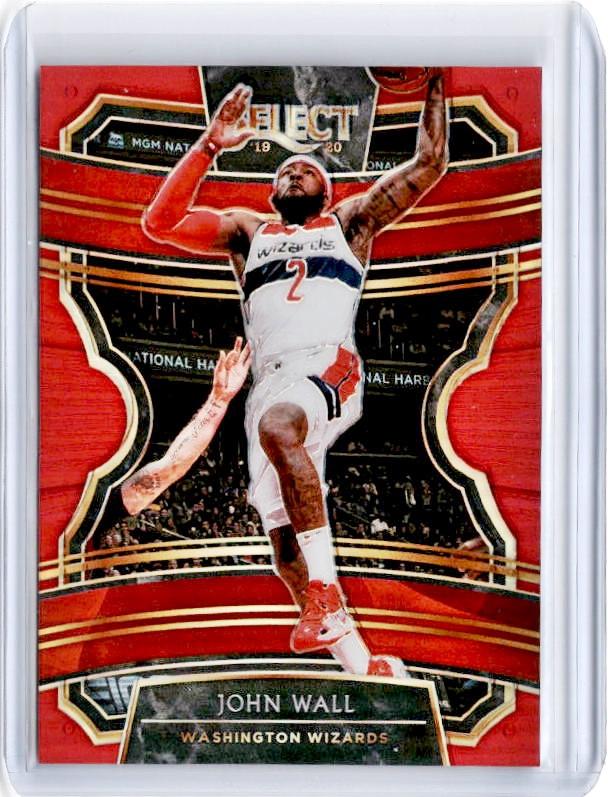 2019-20 Select JOHN WALL Red Prizm /199 #84-Cherry Collectables