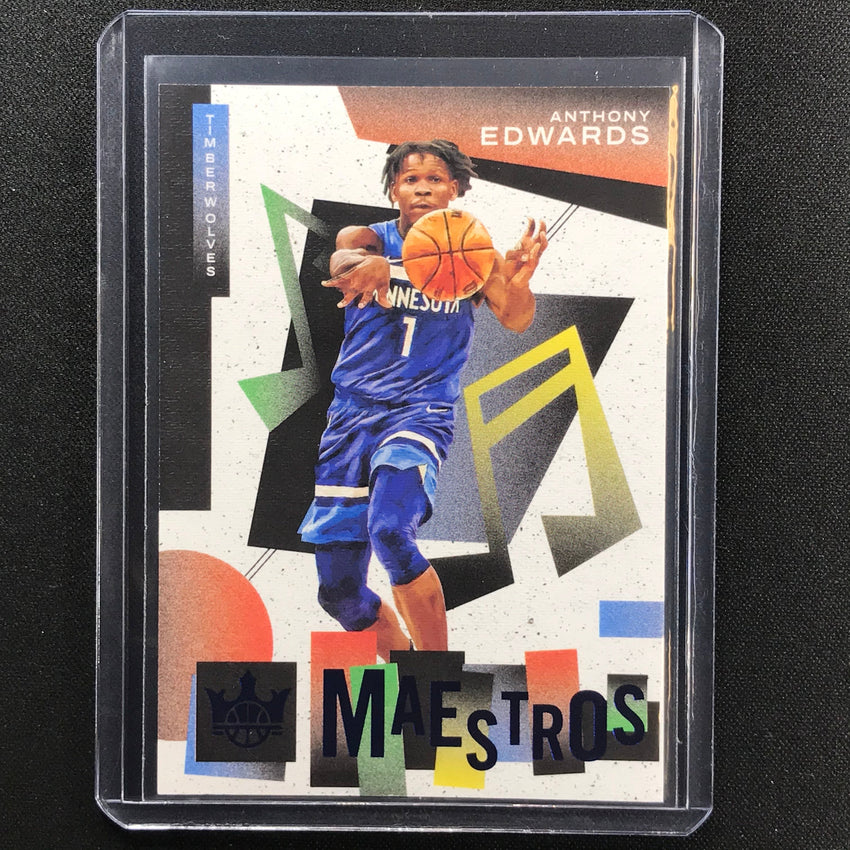 2021-22 Court Kings Anthony Edwards Maestros Sapphire 7/25