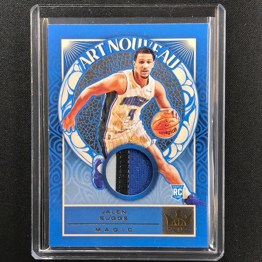 2021-22 Court Kings Jalen Suggs Art Nouveau Rookie Patch Prime 10/25