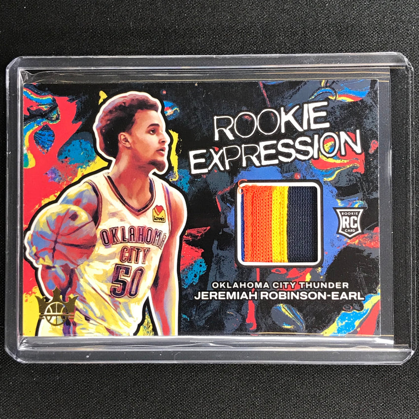 2021-22 Court Kings Jeremiah Robinson-earl Rookie Expression Patch Prime 6/25