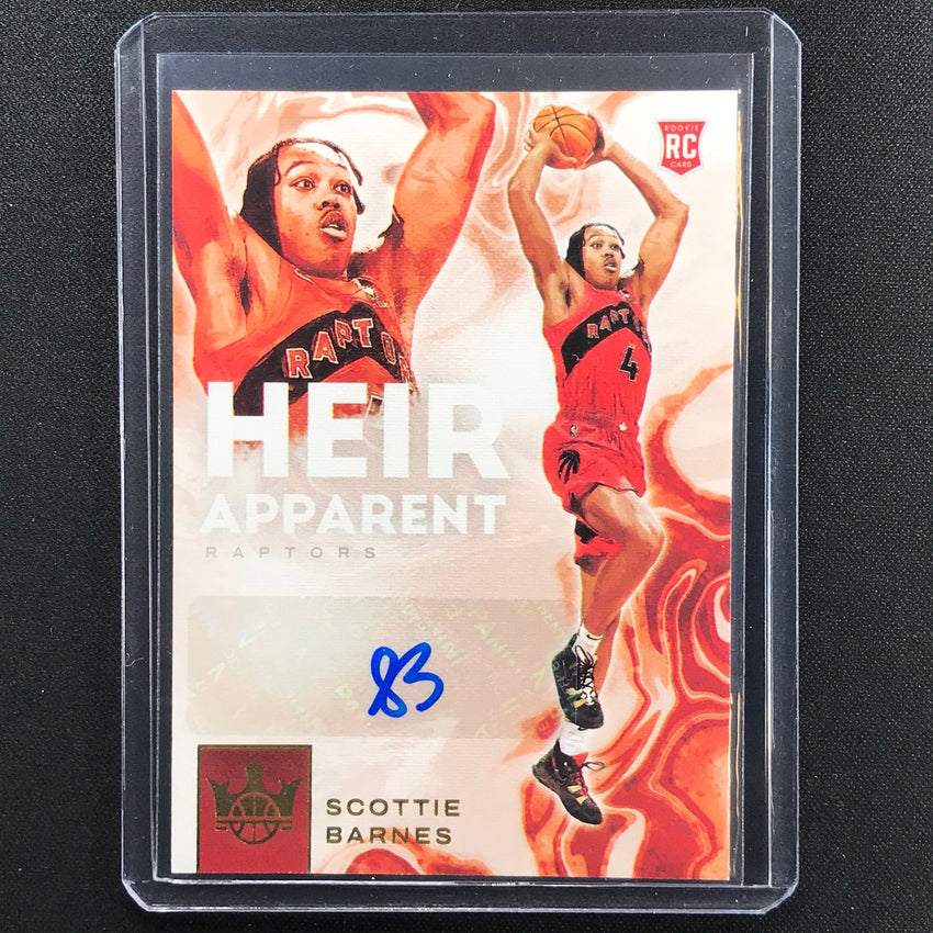 2021-22 Court Kings Scottie Barnes Heir Apparent Rookie Auto 159/199