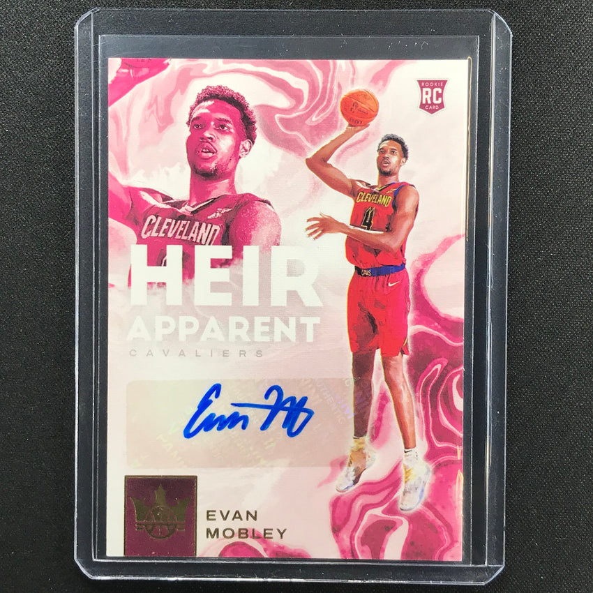 2021-22 Court Kings Evan Mobley Heir Apparent Rookie Auto 53/199