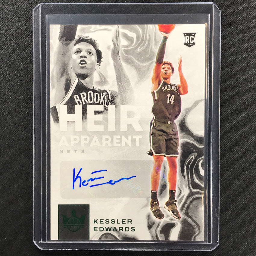 2021-22 Court Kings KESSLER EDWARDS Heir Apparent Rookie Auto Jade SP #KEW