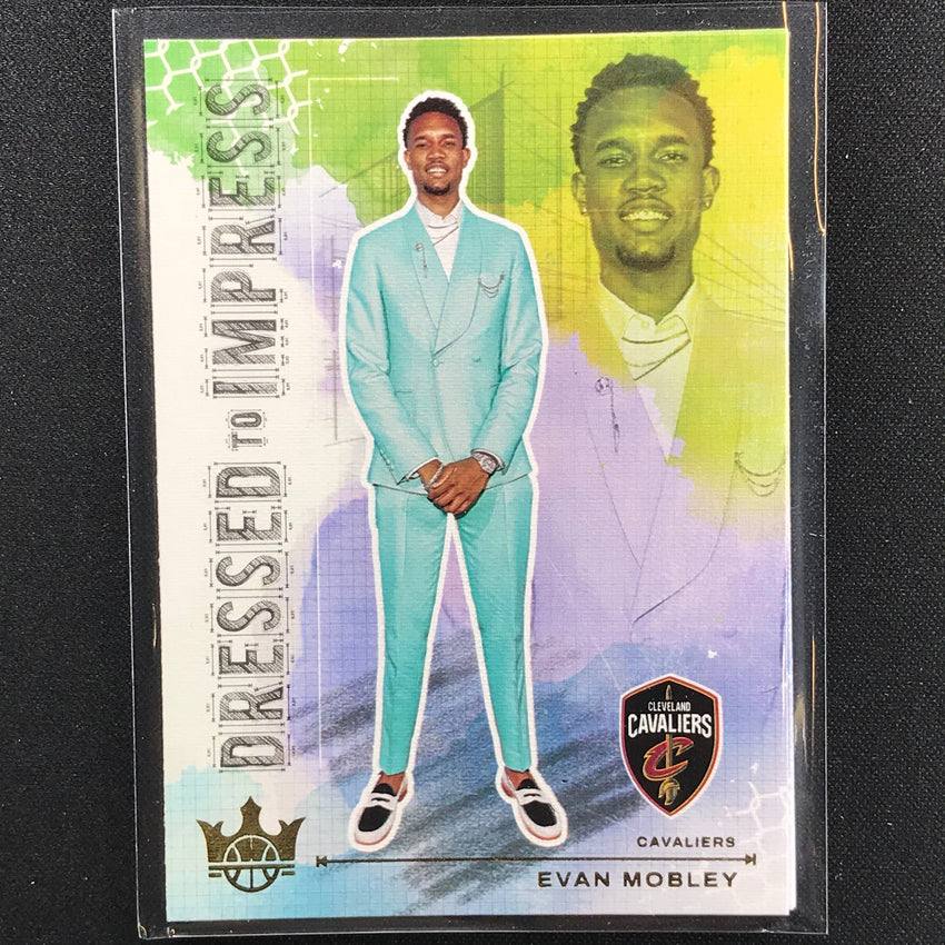 2021-22 Court Kings EVAN MOBLEY Dressed to Impress Rookie #10